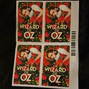 The Wizard of Oz Crefit Card Covers